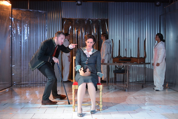 L to R, foreground: Max Hunter and Maggie Hollinbeck. Photo courtesy TBPG.