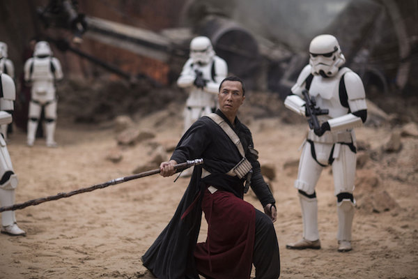 Oddballs to Oscar Bait: 2016’s Best Films 6 Donnie Yen does battle against stormtroopers as Chirrut Îmwe in “Rogue One: A Star Wars Story.” Photo via Disney.