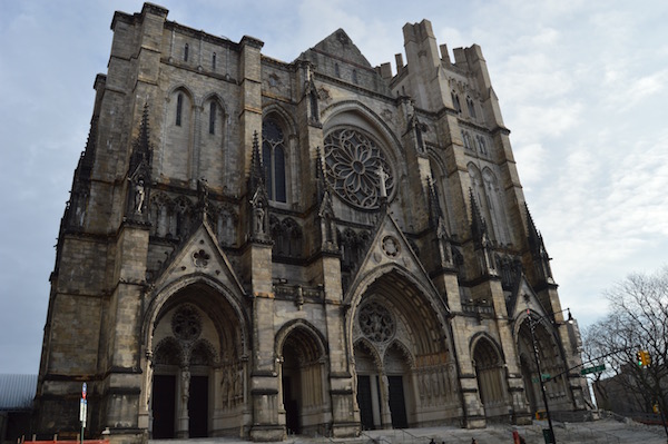 St. John the Divine from Amsterdam Avenue north of West 112th Street. | JACKSON CHEN 