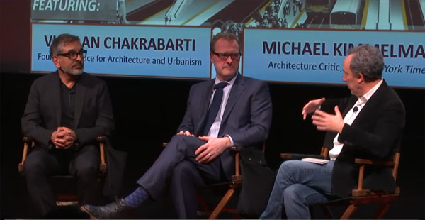 Midtown West Super-Projects Tackled at CB5 Forum 2 Vishaan Chakrabarti, Tom Wright, and Michael Kimmelman, a New York Times architecture critic and the forum’s moderator. | COMMUNITY BOARD 5