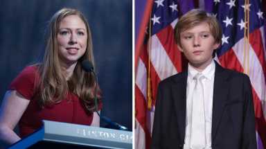 chelsea clinton-barron trump / mg