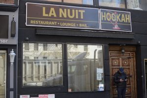 Big CB8 Thumbs Down on First Avenue Liquor License Renewal 2 La Nuit, a bar on First Avenue between East 62nd and 63rd Streets, is scrambling to renew its liquor license amidst strong community opposition. | JACKSON CHEN