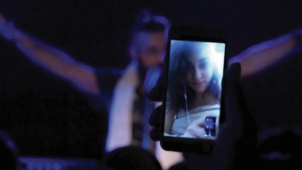 An unexpected romance complicates the life of controversial musician Shahin Najafi in the rock doc “When God Sleeps.” Photo courtesy Partner Pictures.