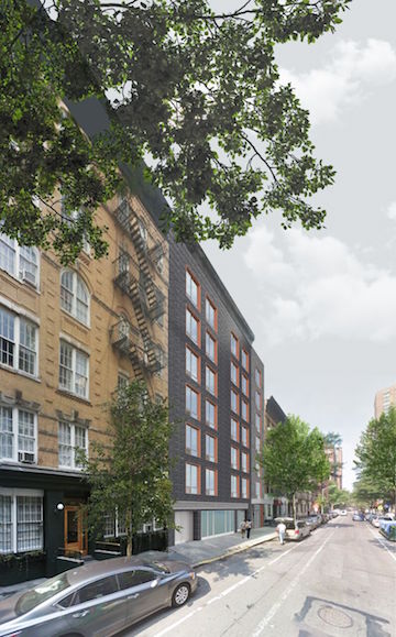 UES Refuge Planned For Homeless Women, Their Families 1 A rendering of a supportive housing development for 17 families headed by women planned for East 91st Street. | WOMEN IN NEED: WIN