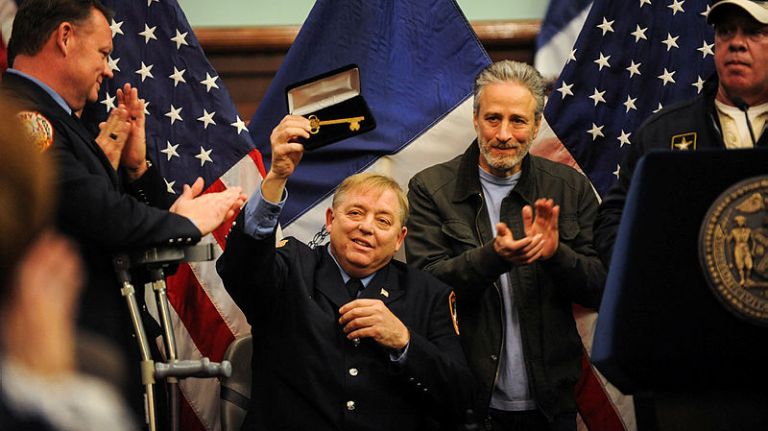 Ray Pfeifer funeral: Jon Stewart eulogizes FDNY firefighter, 9/11 first responder 1 liFUNE060317