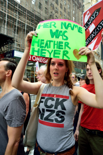 Charlottesville Casts Shadow on Trump Tower; Thousands Protest President 5