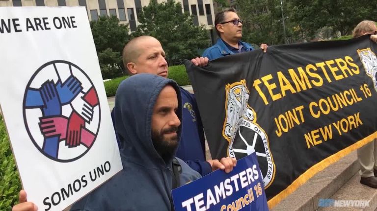 Manhattan rally demands ICE release Guatemalan immigrant