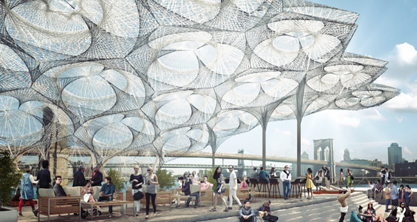 High-tech, high-concept canopy unveiled for Pier 17 at Seaport 1