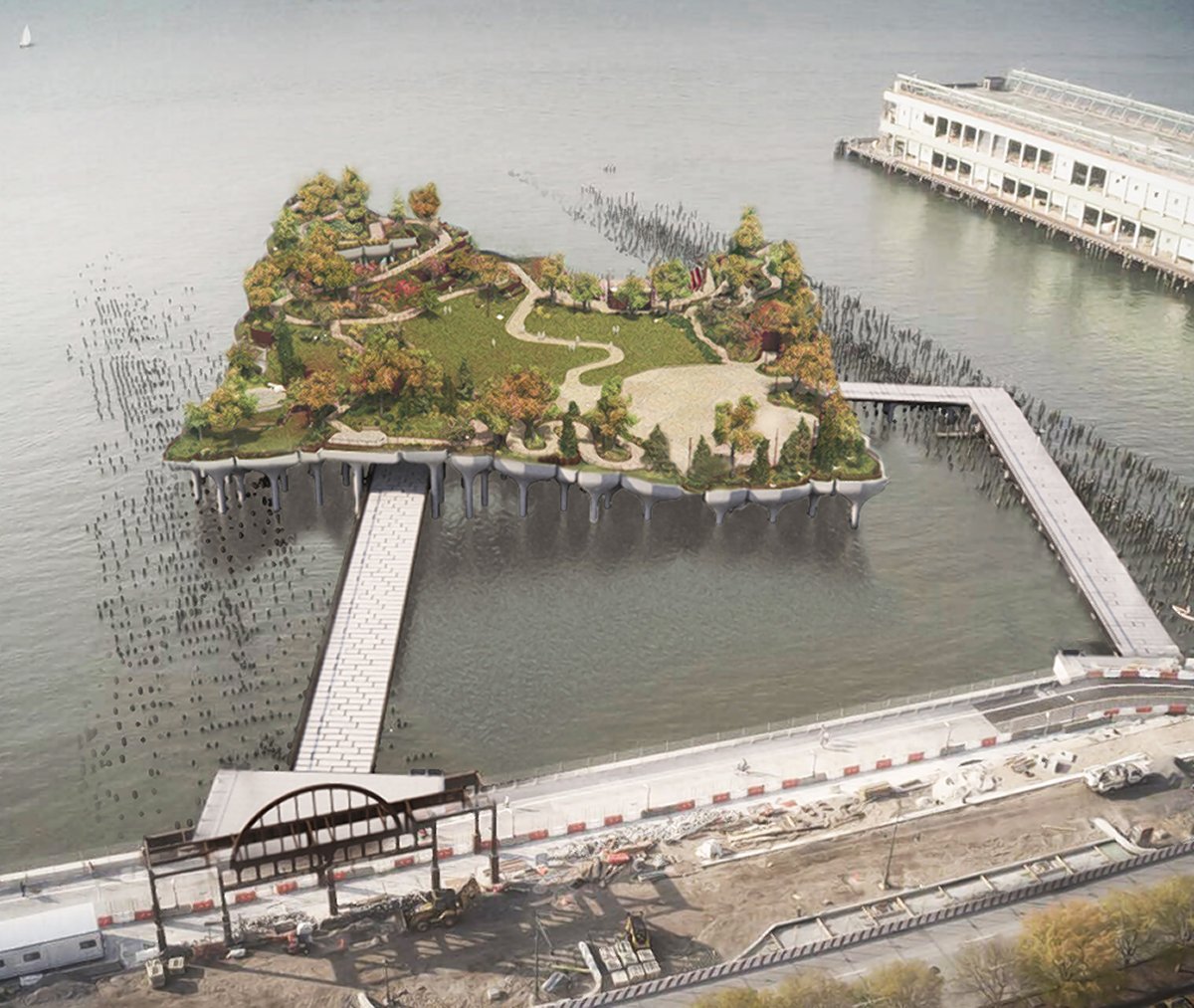 'Diller Island' sails again: Cuomo salvages Pier 55 plan 2
