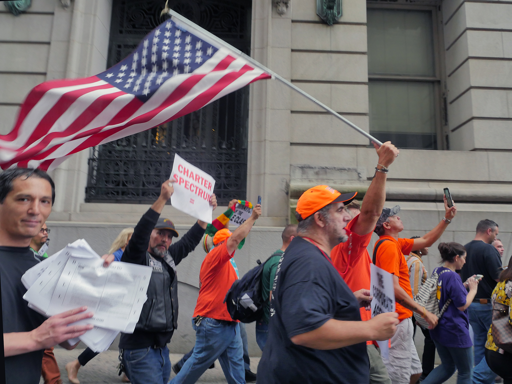 Union workers rally in Foley Square 3