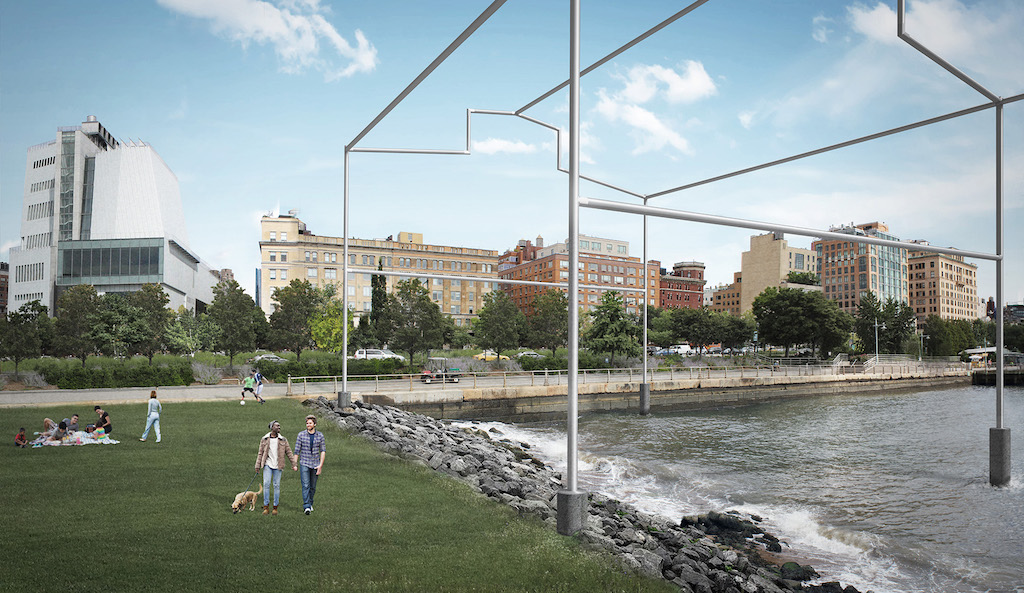 Hammons ‘ghost pier’ at Gansevoort takes shape with Whitney 6