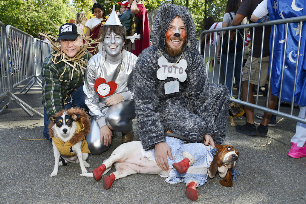 Fun on 4 and 2 legs at Tompkins Halloween Dog Parade 2