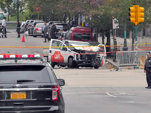 With Vehicle as Weapon of Terror, Lower Manhattan Bike Path Targeted 3