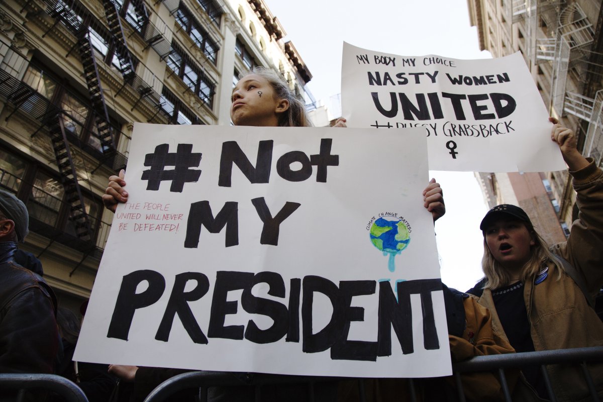 Countdown to democracy’s death; It’s so quiet 2 On Nov. 12, thousands of protesters marched from Union Square Park to Trump Tower to denounce the president-elect. A big protest presence is expected at the inauguration — though the writer is holding out hope that Trump actually is not inaugurated. Villager file photo by Q. Sakamaki