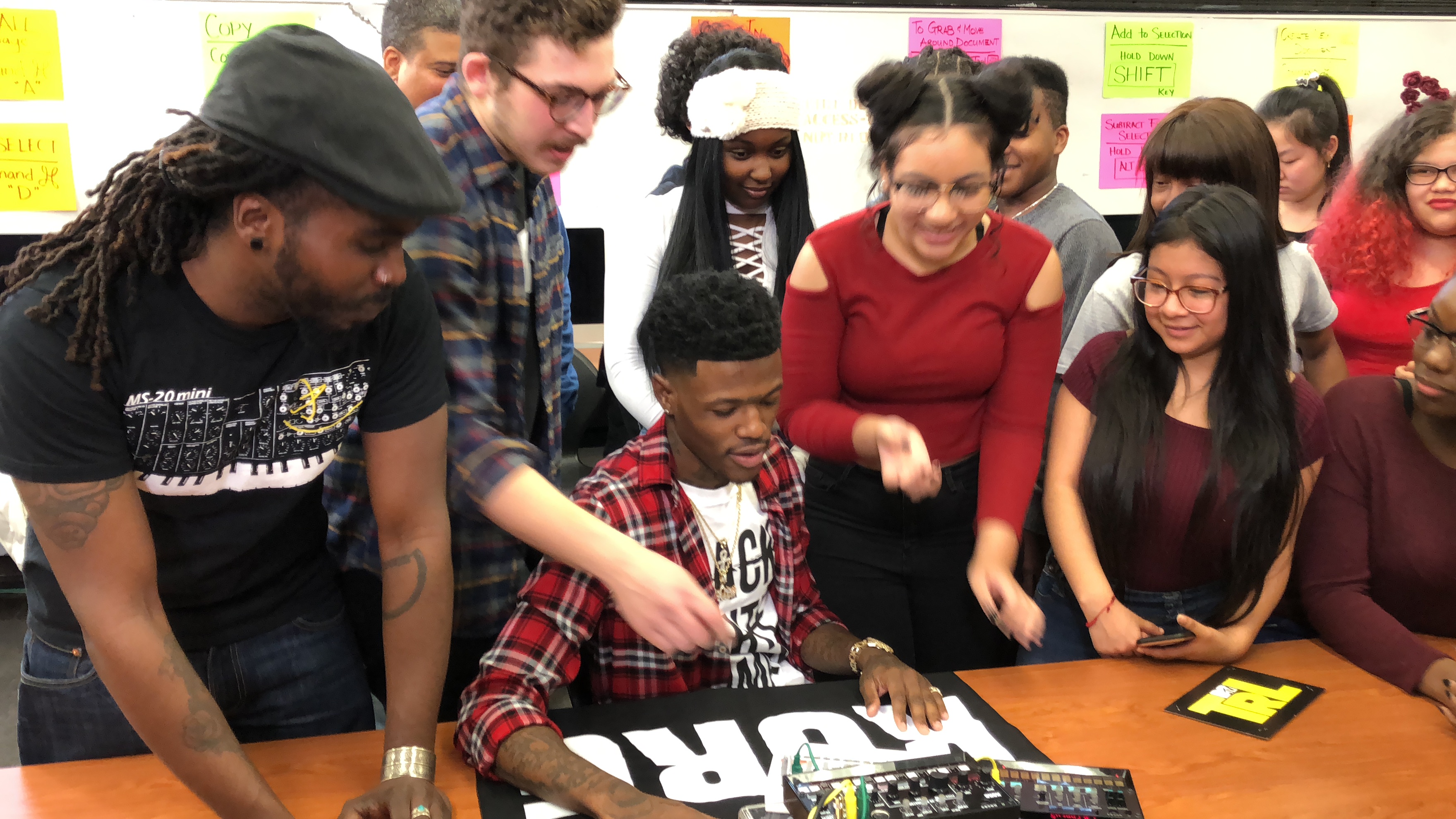 MTV's DC Young Fly makes pilgrimage to MECA 1