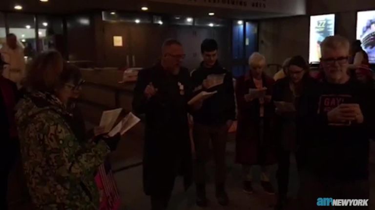 Gays Against Guns members sing ‘God Help America’