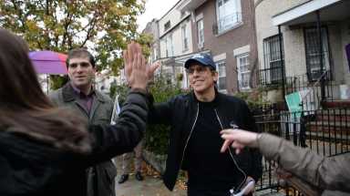 Ben Stiller stumps for Andrew Gounardes in South Brooklyn Senate race
