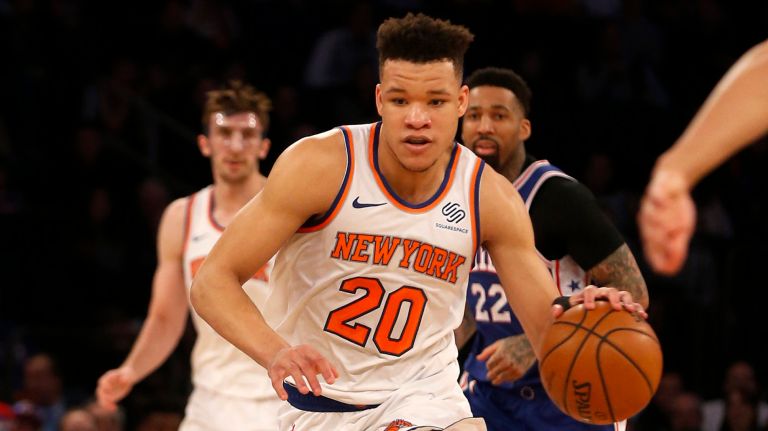 Knicks forward Kevin Knox