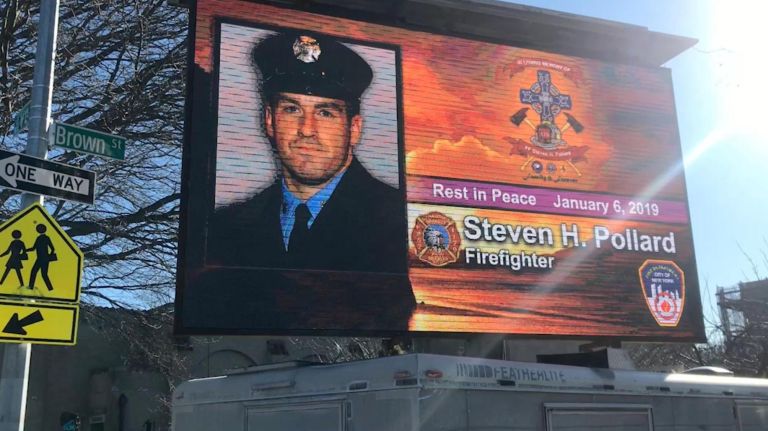 FDNY Firefighter Pollard’s funeral draws thousands 1 FDNY Firefighter Pollard’s funeral draws thousands