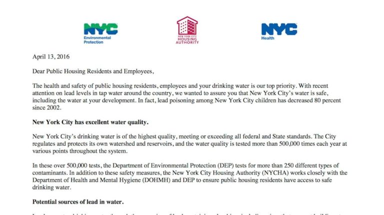 DEP says it shared lead-testing data with tenants 1 DEP says it shared lead-testing data with tenants