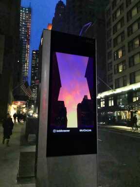 Soho, After a Storm   seen on kiosk in midtown