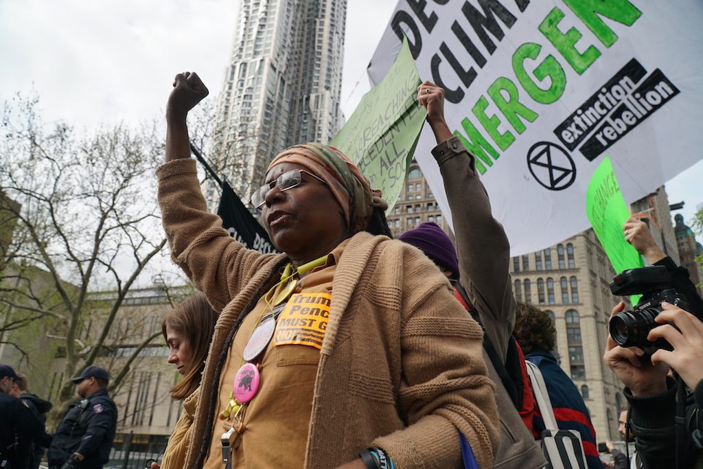 Mass arrests at climate die-in at City Hall 10