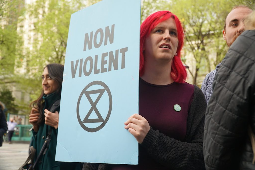 Mass arrests at climate die-in at City Hall 11