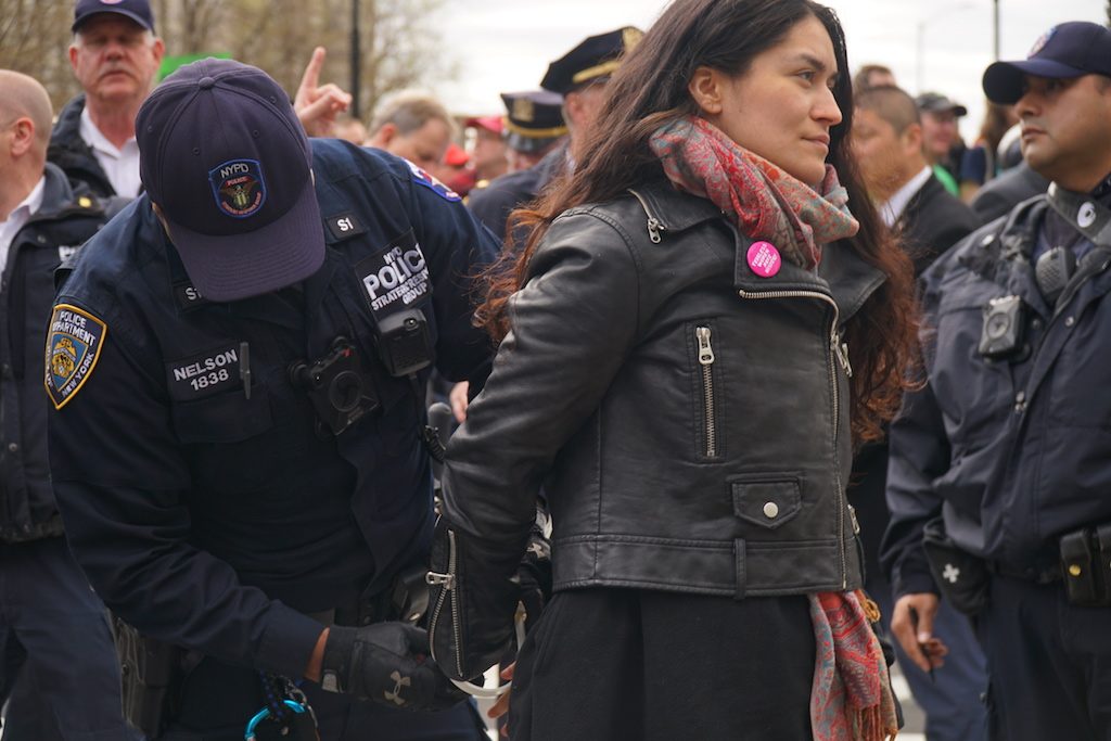 Mass arrests at climate die-in at City Hall 6