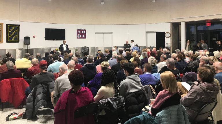 A meeting about Marine Park, Brooklyn's largest. 