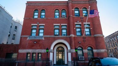 The NYPD's station house at 653 Grand Avenue in Prospect Heights has undergone exterior as well as interior upgrades. Photo Credit: Jeff Bachner