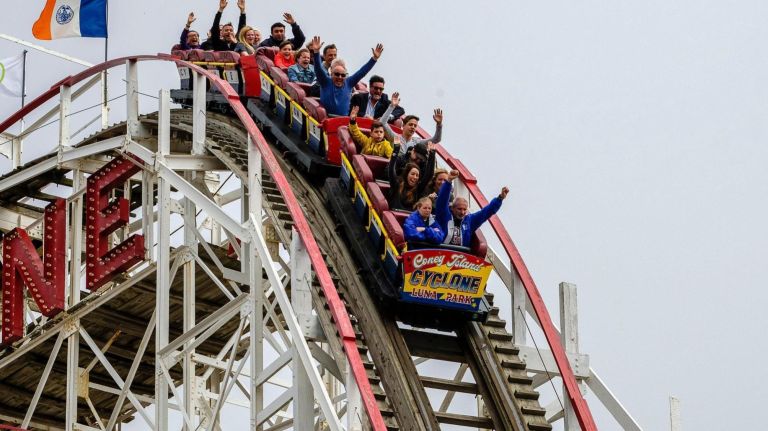Luna Park opening day welcomes screaming Cyclone riders for 92nd anniversary 1 Luna Park opening day welcomes screaming Cyclone riders for 92nd anniversary