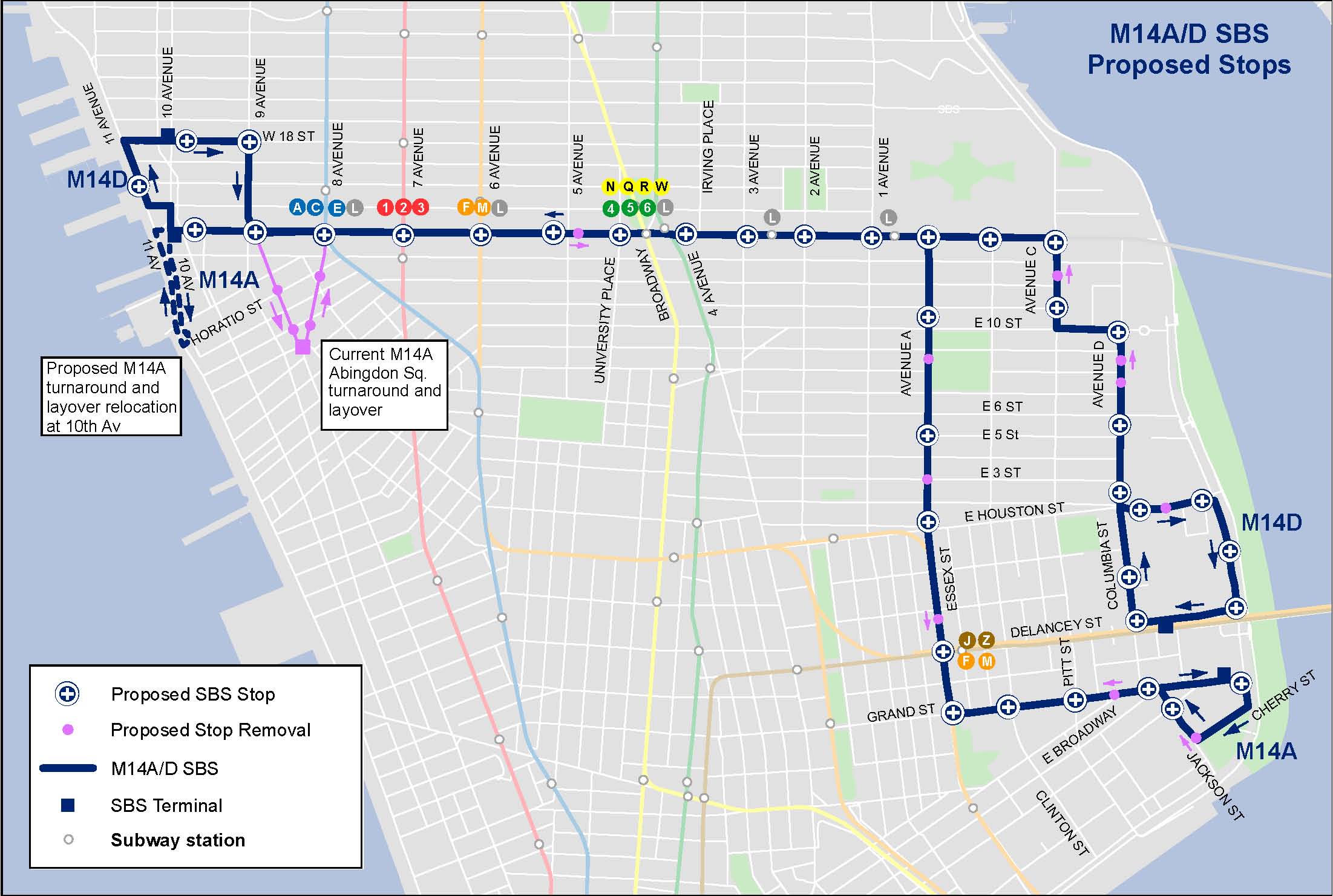 Restore the stops! Lawsuit filed over M14 bus changes 2