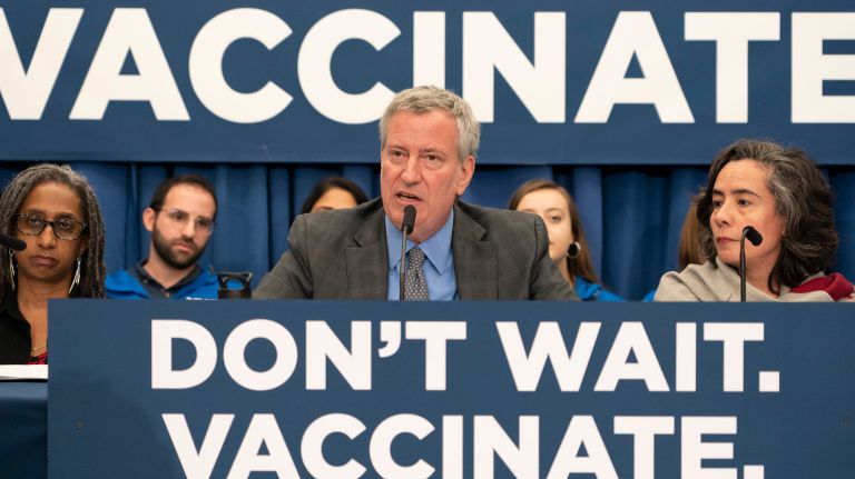 As NYC measles cases total 498, a school in Flushing is closed 1 measles190514