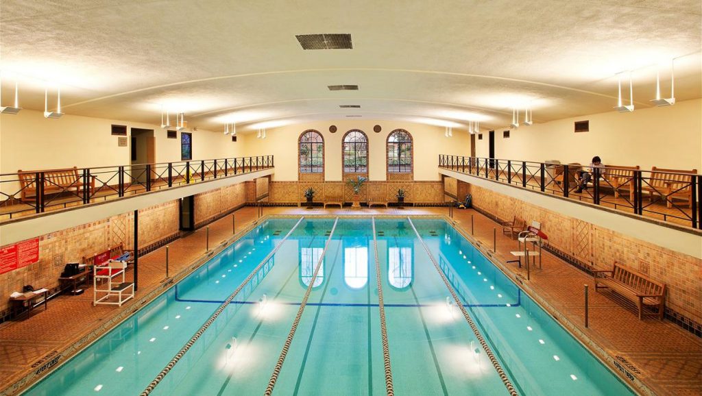 famed London Terrace half-Olympic-size swimming pool