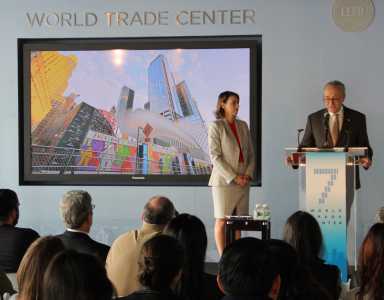 May 10 PressConference – Charles Schumer and Jessica Lappin – Courtesy Downtown Alliance