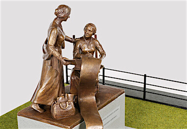 Moment of 'Truth' for suffragettes statue 2