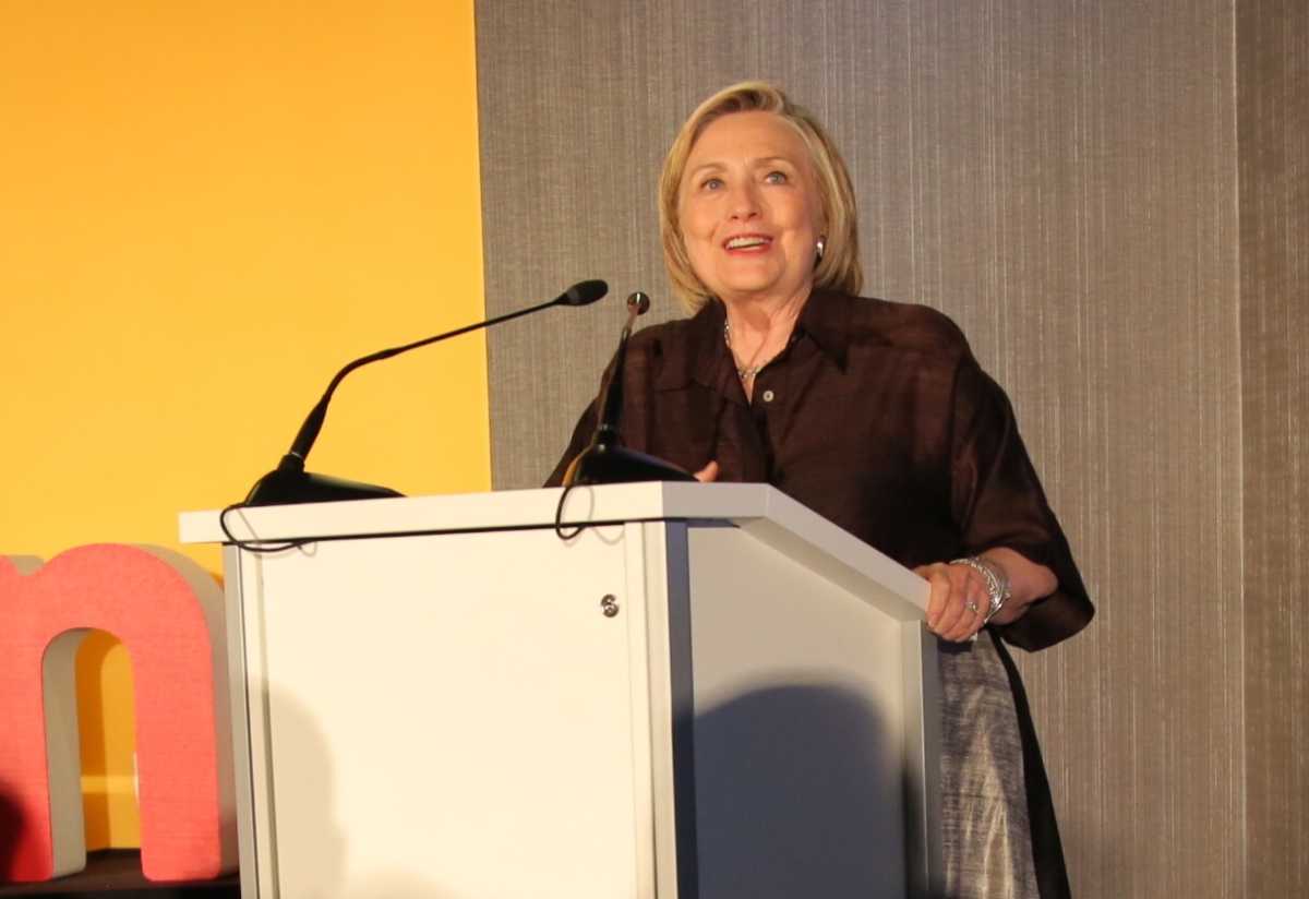 Hillary at Arena copy