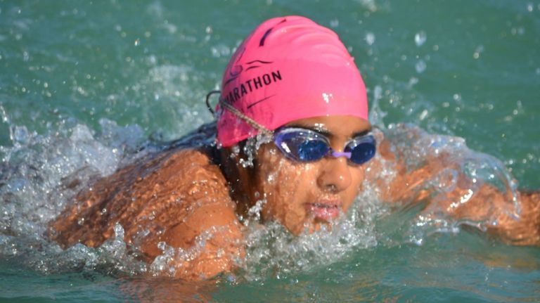 Teen set to swim around Manhattan, raise awareness for Children International 1 amnwswim190817_photos