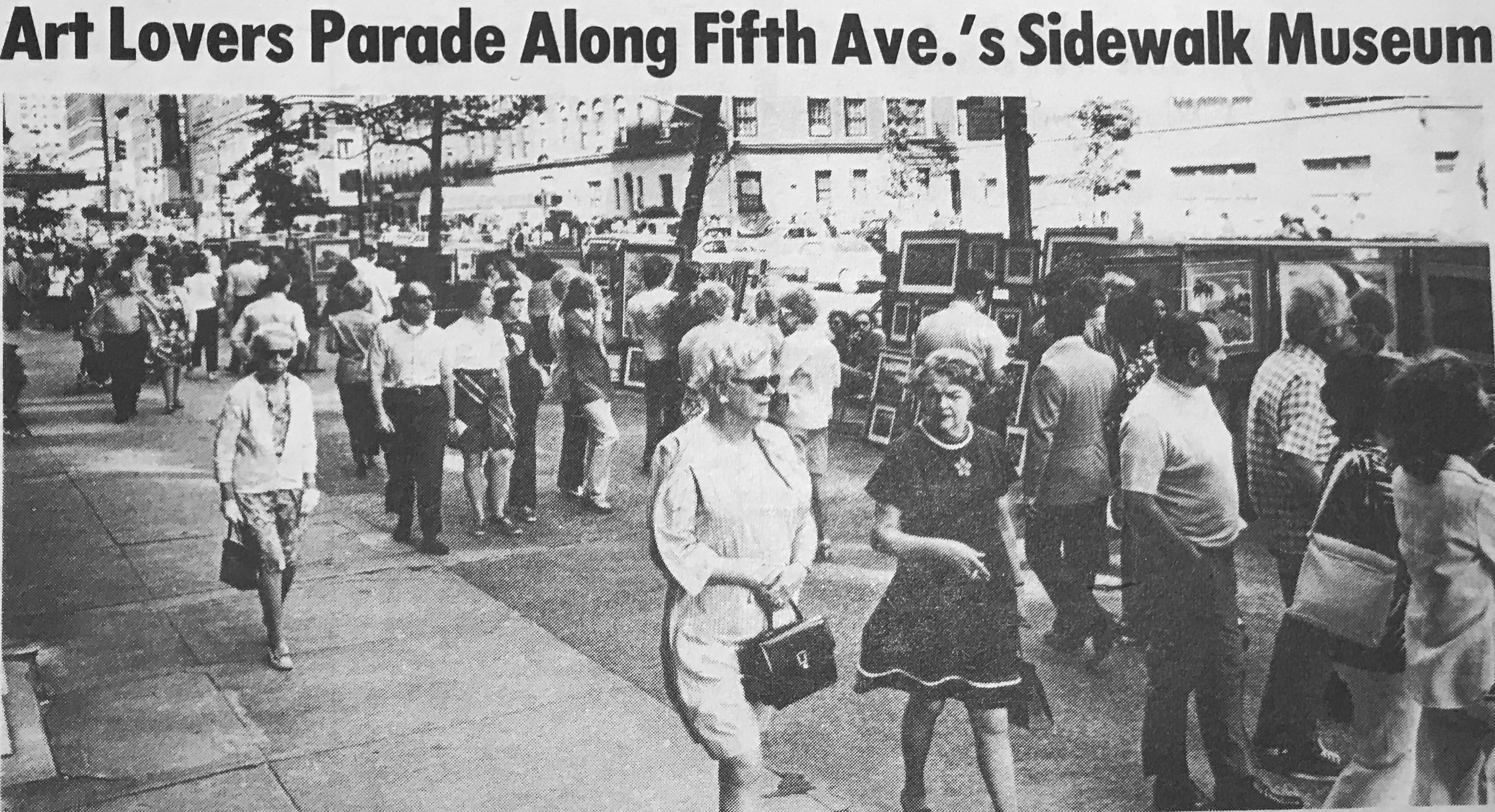 Manhattan Snaps: Outdoor Art Show in ’72 1