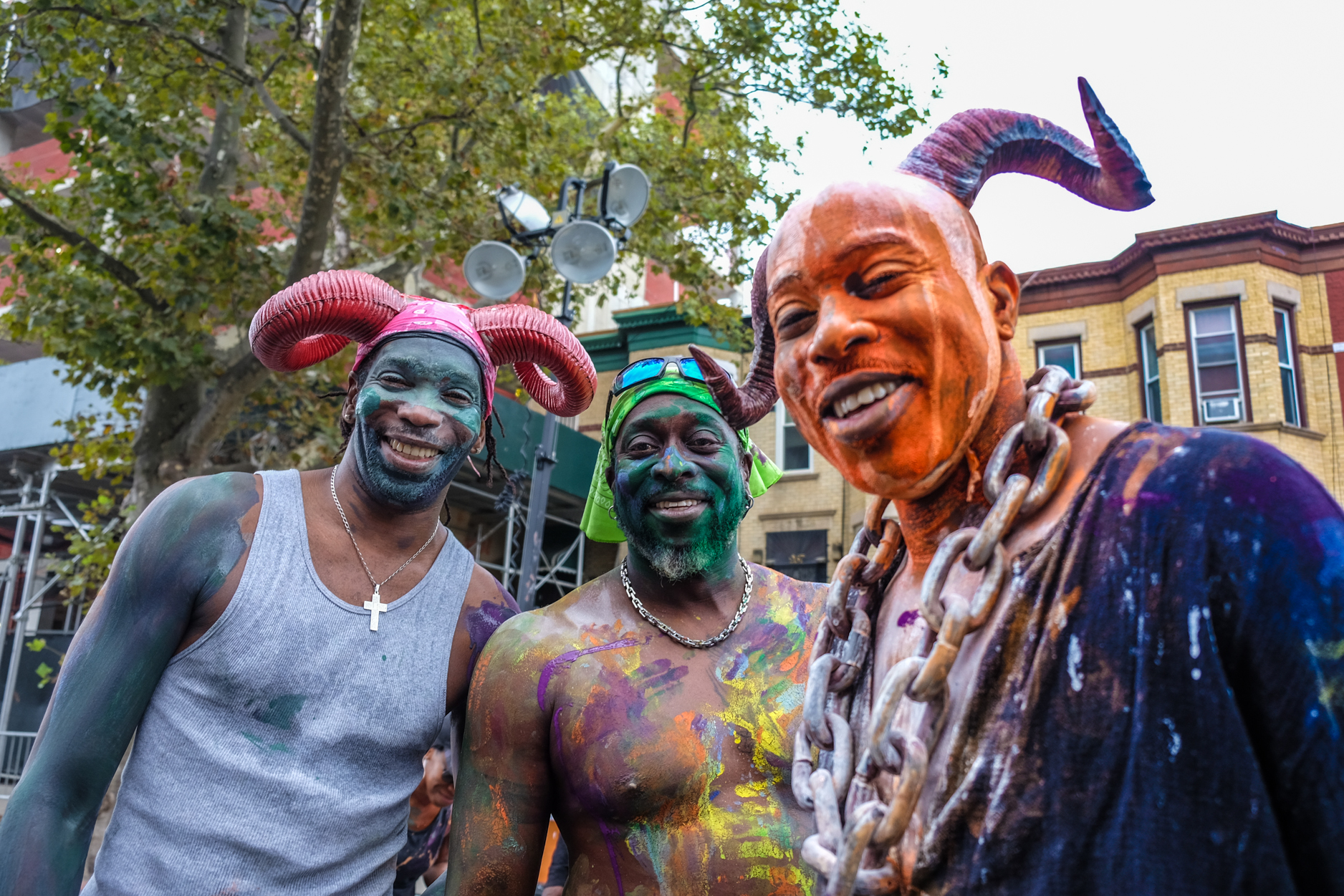 At J'Ouvert, revelers were the canvases 1