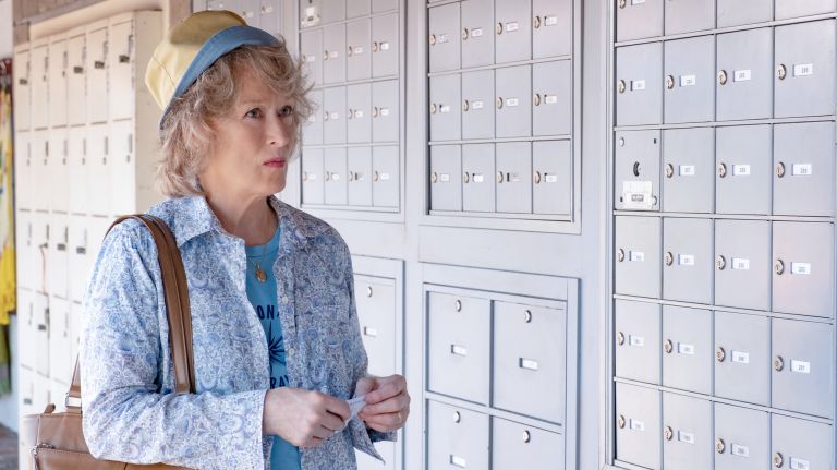 In "The Laundromat," Meryl Streep plays Ellen Martin -- a character who encounters major insurance problems after her husband (James Cromwell) dies in a boating accident and launches her own investigation of the shenanigans.