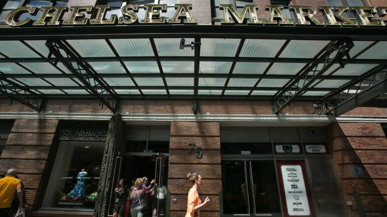 The facade of Chelsea Market.