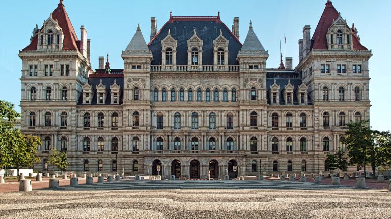 The New York Capitol in Albany on Sept. 4, 2016.