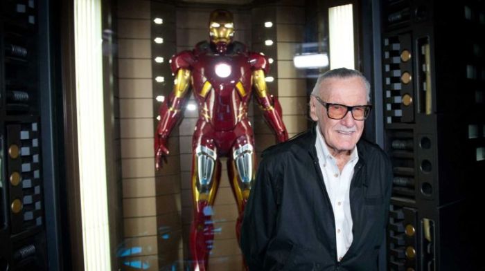 Comic book writer Stan Lee