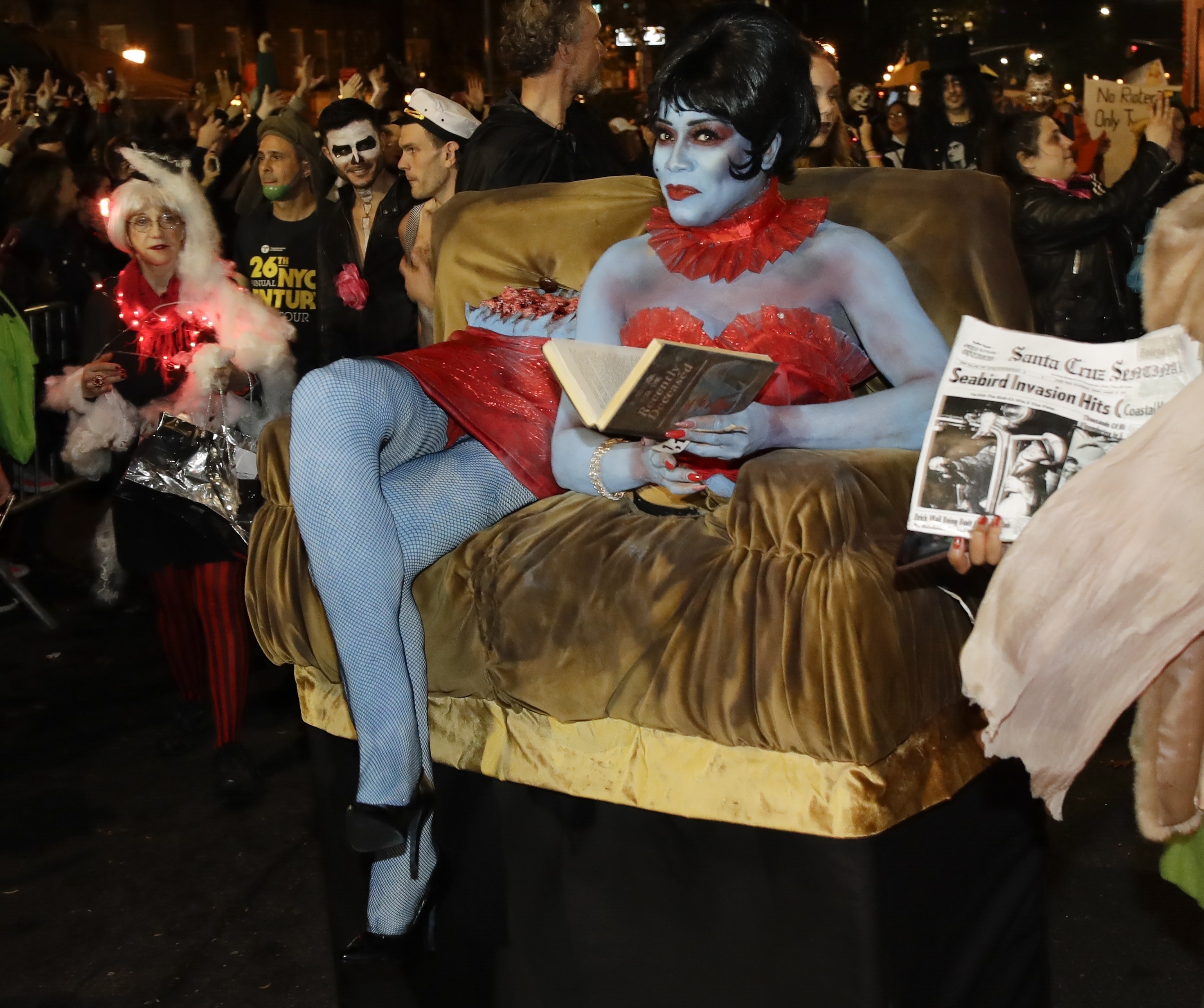Costumed revelers march in 46th Village Halloween Parade 3