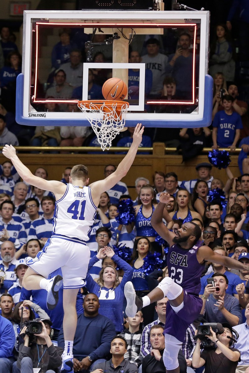 Stephen F Austin Duke Basketball