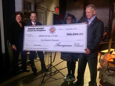 CHECK PRESENTATION COURTESY BARASCH MCGARRY