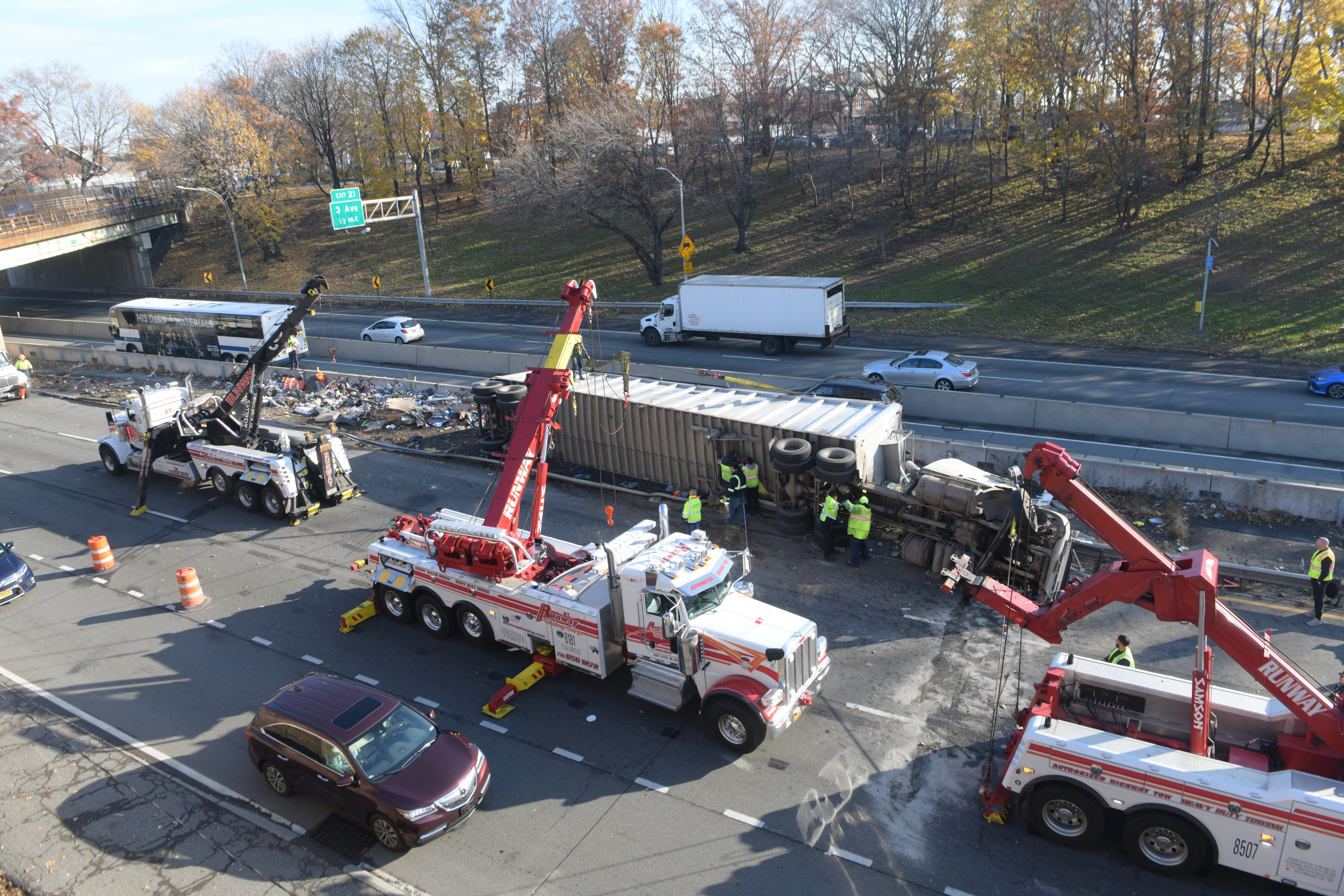 Brooklyn truck crashes cause rush hour nightmares 2