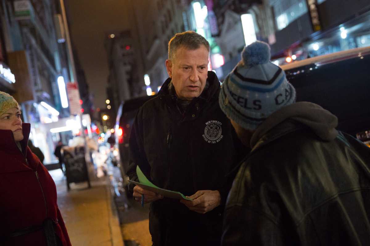 Mayor Bill de Blasio, HUD, Homeless