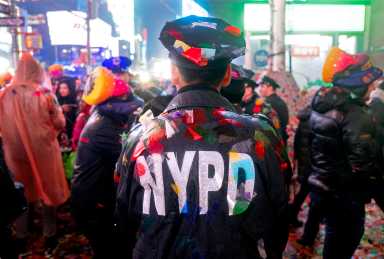 APTOPIX NYC New Year